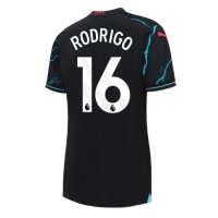 Manchester City Rodri Hernandez #16 Tretí Ženy futbalový dres 2023-24 Krátky Rukáv